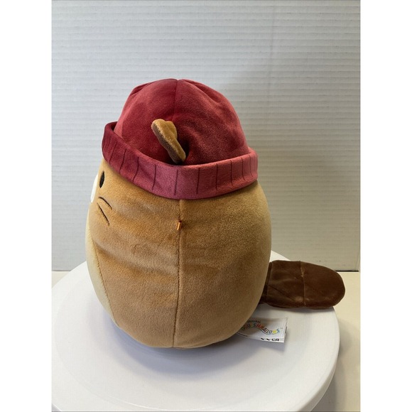 Squishmallow Kellytoy Harvest Squad Chip the Beaver Stuffed Animal‎ Plush Toy 8" - Picture 2 of 8